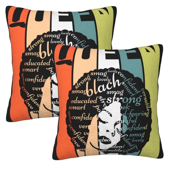 Other - Colorful Inspirational Word Art pillow covers only no pillows 18x18